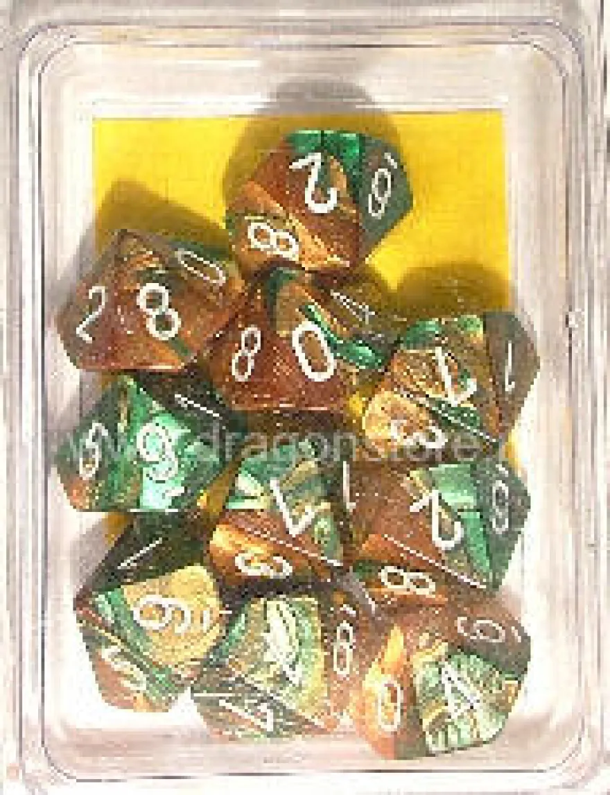 Set 10D10 Gemini 3 - Rame-Verde/Bianco
