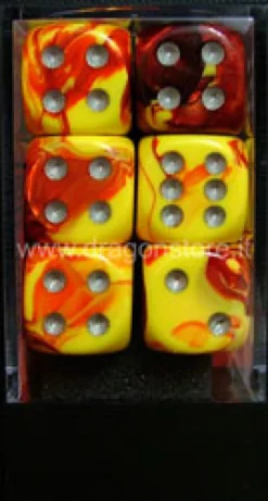 Set 12D6 Gemini 5 - Rosso-Giallo/Argento