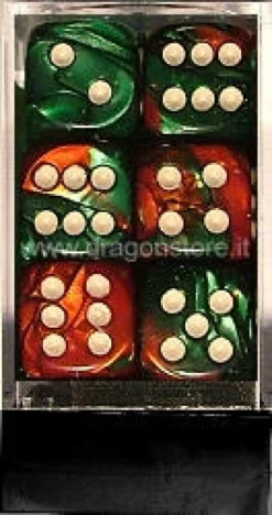 Set 12D6 Gemini 2 - Verde-Rosso/Bianco
