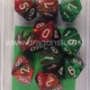 Set 10D10 Gemini 2 - Verde-Rosso/Bianco