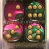Set 12D6 Gemini 3 - Verde-Viola/Oro