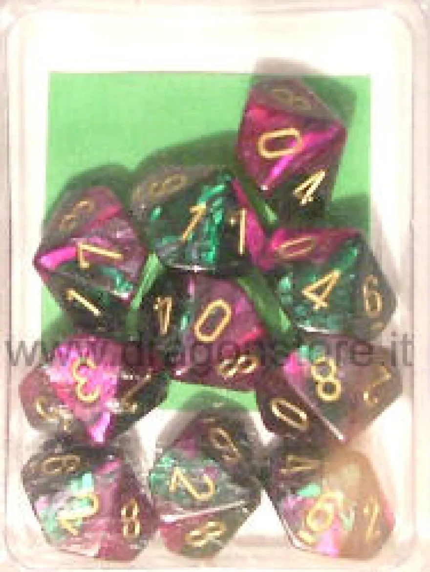 Set 10D10 Gemini 3 - Verde-Viola/Oro