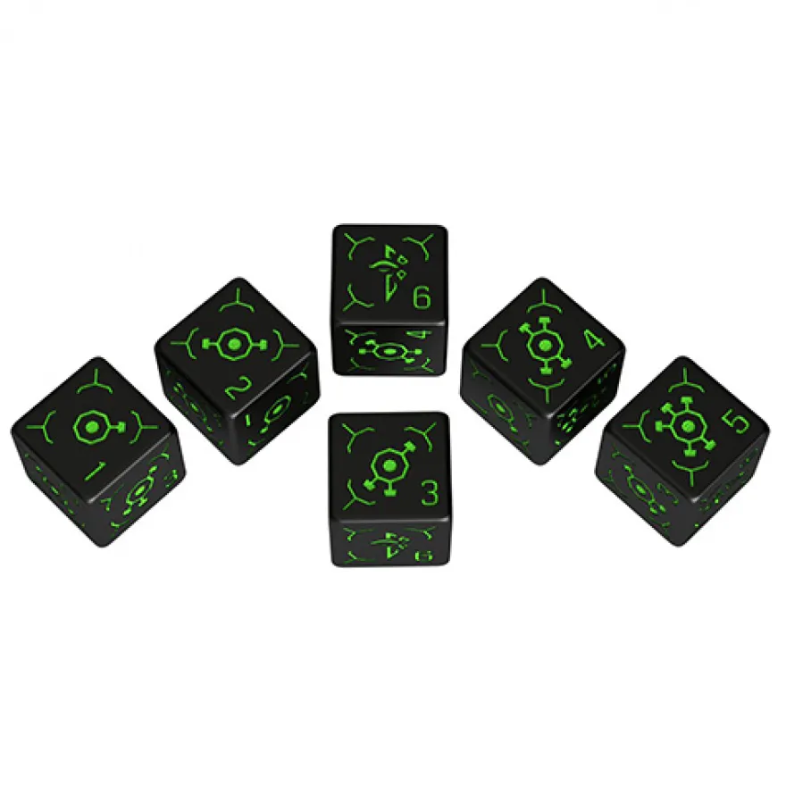 Set 6D6 Ingress Enlightened - Nero/Verde