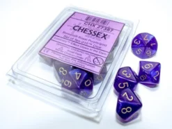 Set 10D10 Luminescente: Borealis - Viola/Oro