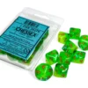Set 10D10 Luminescente: Gemini - Verde Plasma/Arancione