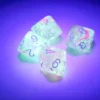 Set 10D10 Luminescente: Nebula - Rosso/Argento