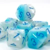 Set 10D10 Luminescenti: Gemini - Turchese Perlato/Blu