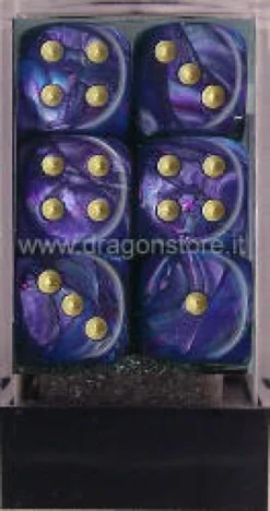 Set 12D6 Lustrous - Viola/Oro