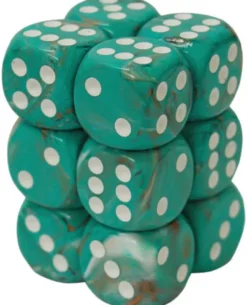 Set 12D6 Marble - Verde Rame/Bianco