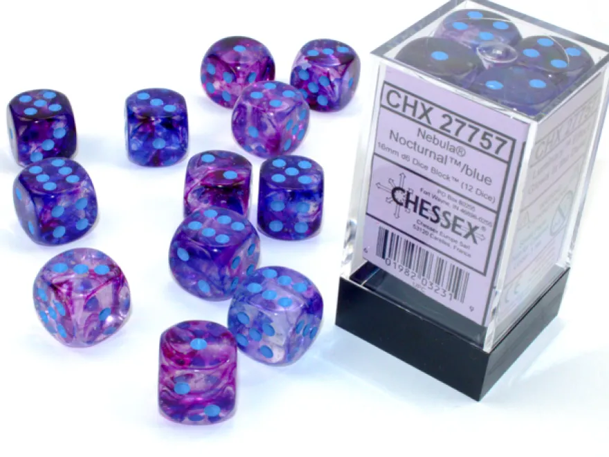 Set 12D6 Nebula Luminescente - Nocturnal/Blu