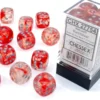 Set 12D6 Nebula Luminescente - Rosso/Argento