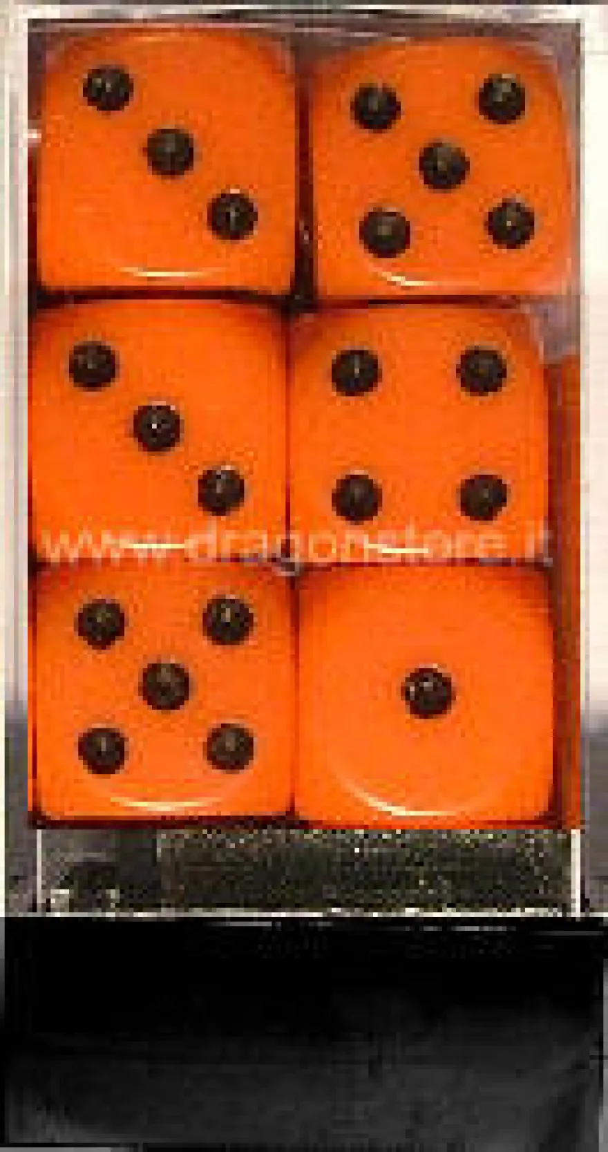 Set 12D6 Opachi - Arancione/Nero