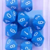 Set 10D10 Opachi - Azzurro/Bianco