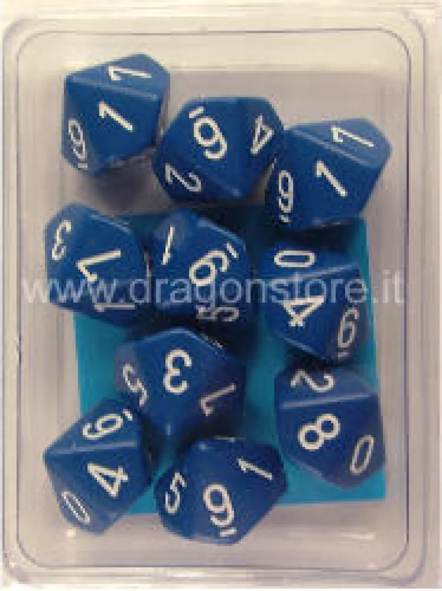 Set 10D10 Opachi - Blu/Bianco