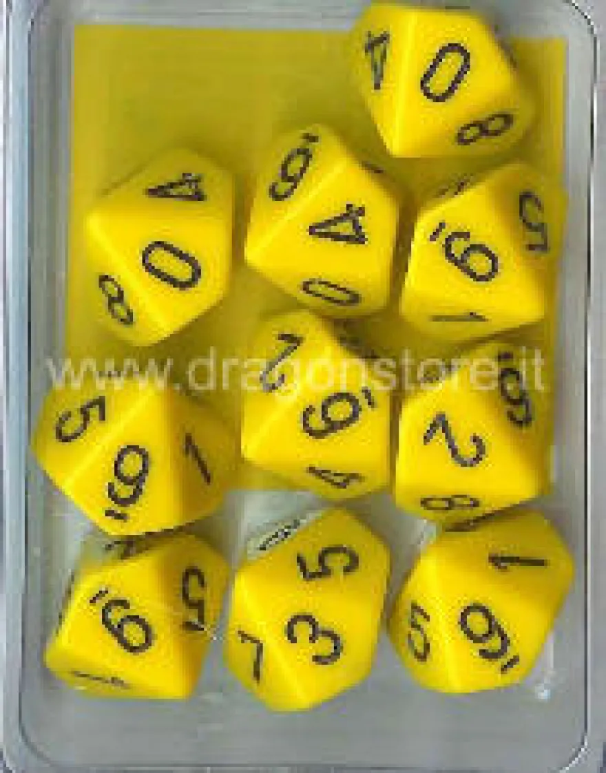 Set 10D10 Opachi - Giallo/Nero