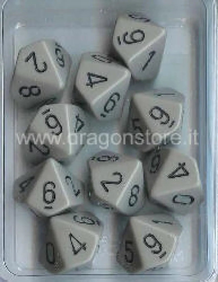 Set 10D10 Opachi - Grigio/Nero