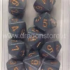 Set 10D10 Opachi - Grigio Scuro/Rame