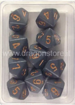 Set 10D10 Opachi - Grigio Scuro/Rame