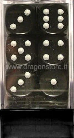 Set 12D6 Opachi - Nero/Bianco