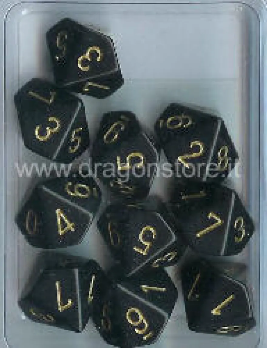 Set 10D10 Opachi - Nero/Oro