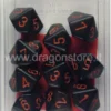 Set 10D10 Opachi - Nero/Rosso