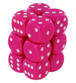 Set 12D6 Opachi - Rosa/Bianco