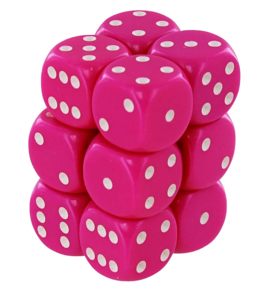 Set 12D6 Opachi - Rosa/Bianco