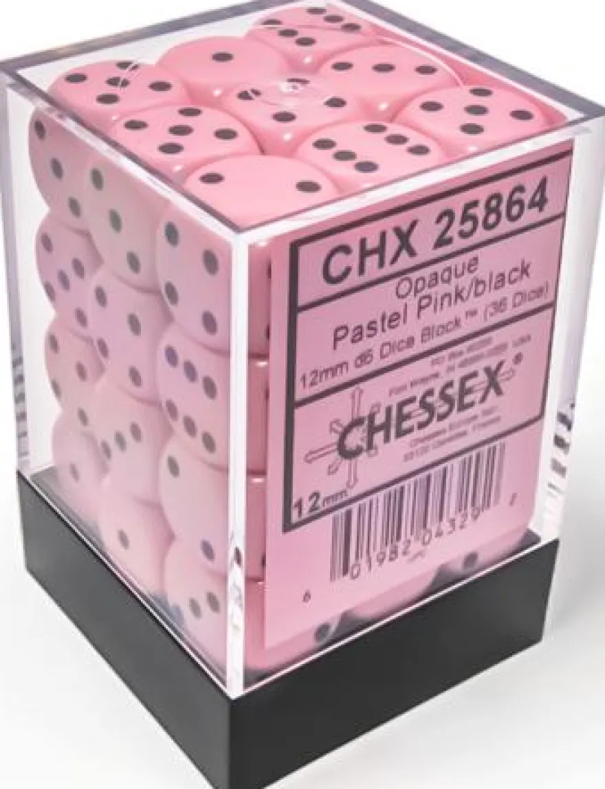 Set 36D6 Opachi - Rosa/Nero Pastello