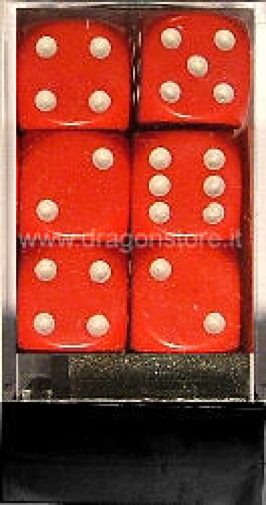 Set 12D6 Opachi - Rosso/Bianco