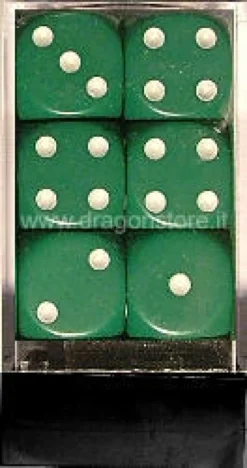 Set 12D6 Opachi - Verde/Bianco
