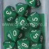 Set 10D10 Opachi - Verde/Bianco