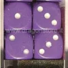 Set 12D6 Opachi - Viola/Bianco