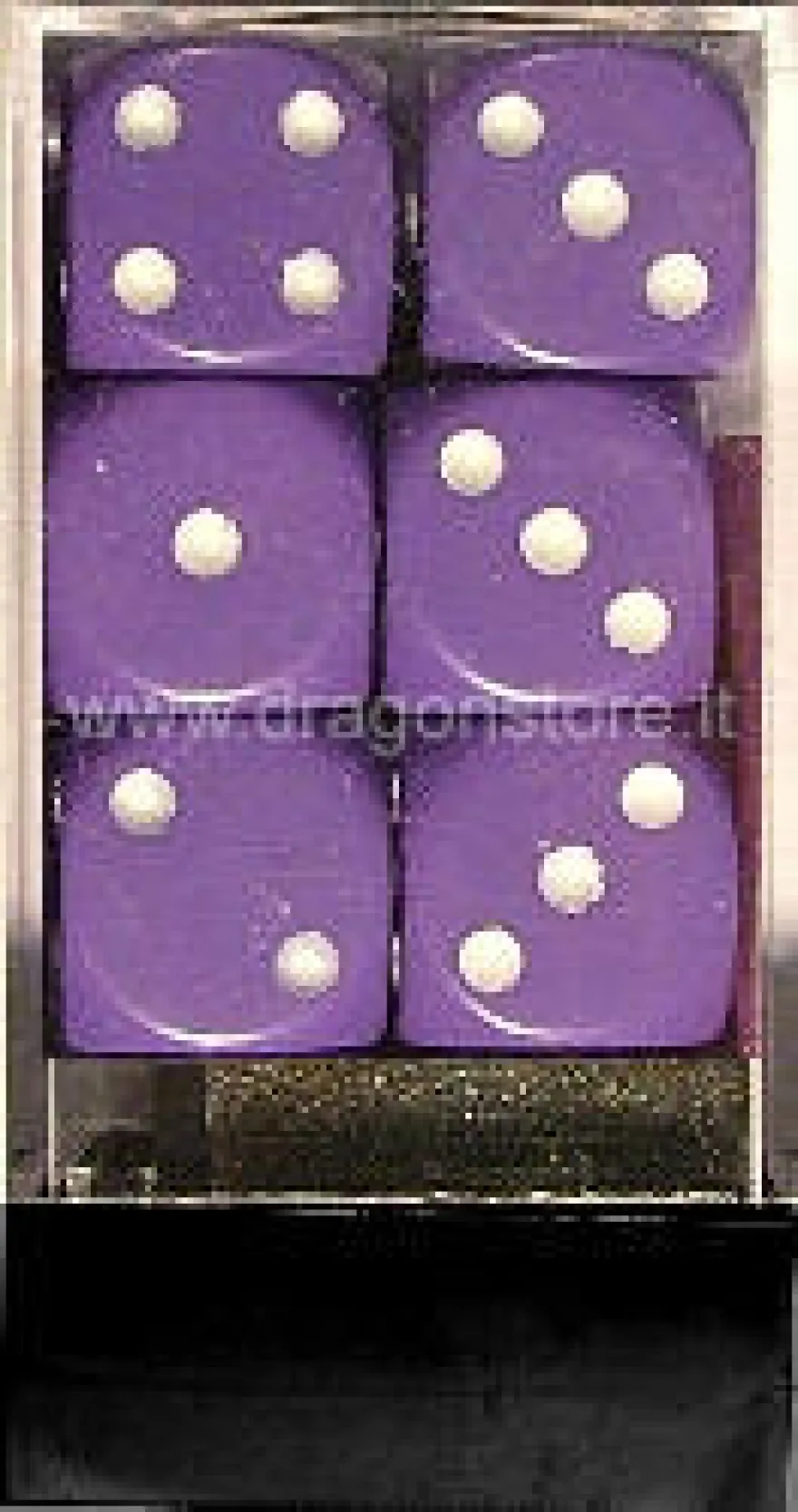 Set 12D6 Opachi - Viola/Bianco