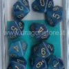 Set 10D10 Phantom - Ciano/Oro