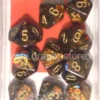 Set 10D10 Scarab - Blu Sangue/Oro