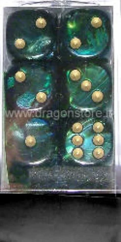Set 12D6 Scarab - Giada/Oro