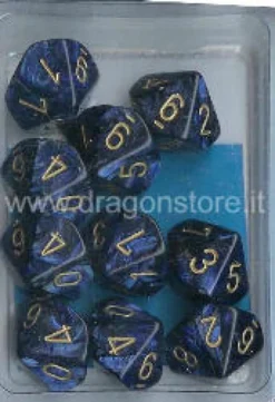 Set 10D10 Scarab - Regale Blu/Oro