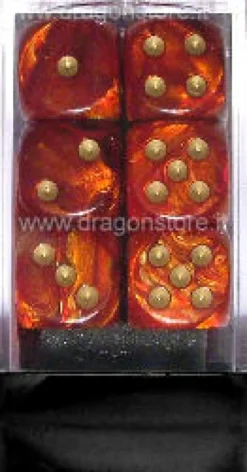 Set 12D6 Scarab - Scarlatto/Oro