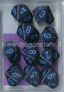 Set 10D10 Speckled - Cobalto