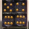 Set 12D6 Speckled - Cobalto Dorati