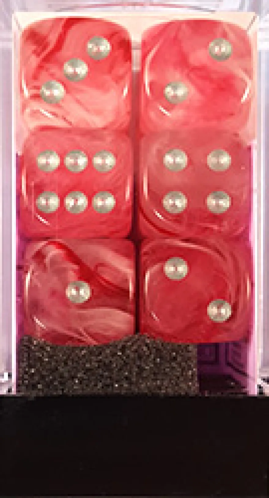Set 12D6 Spettro Fluo - Rosa/Argento