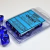 Set 10D10 Traslucenti - Blu/Bianco
