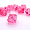 Set 10D10 Traslucenti - Rosa/Bianco
