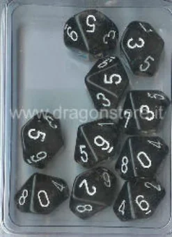 Set 10D10 Trasparenti - Fumo/Bianco