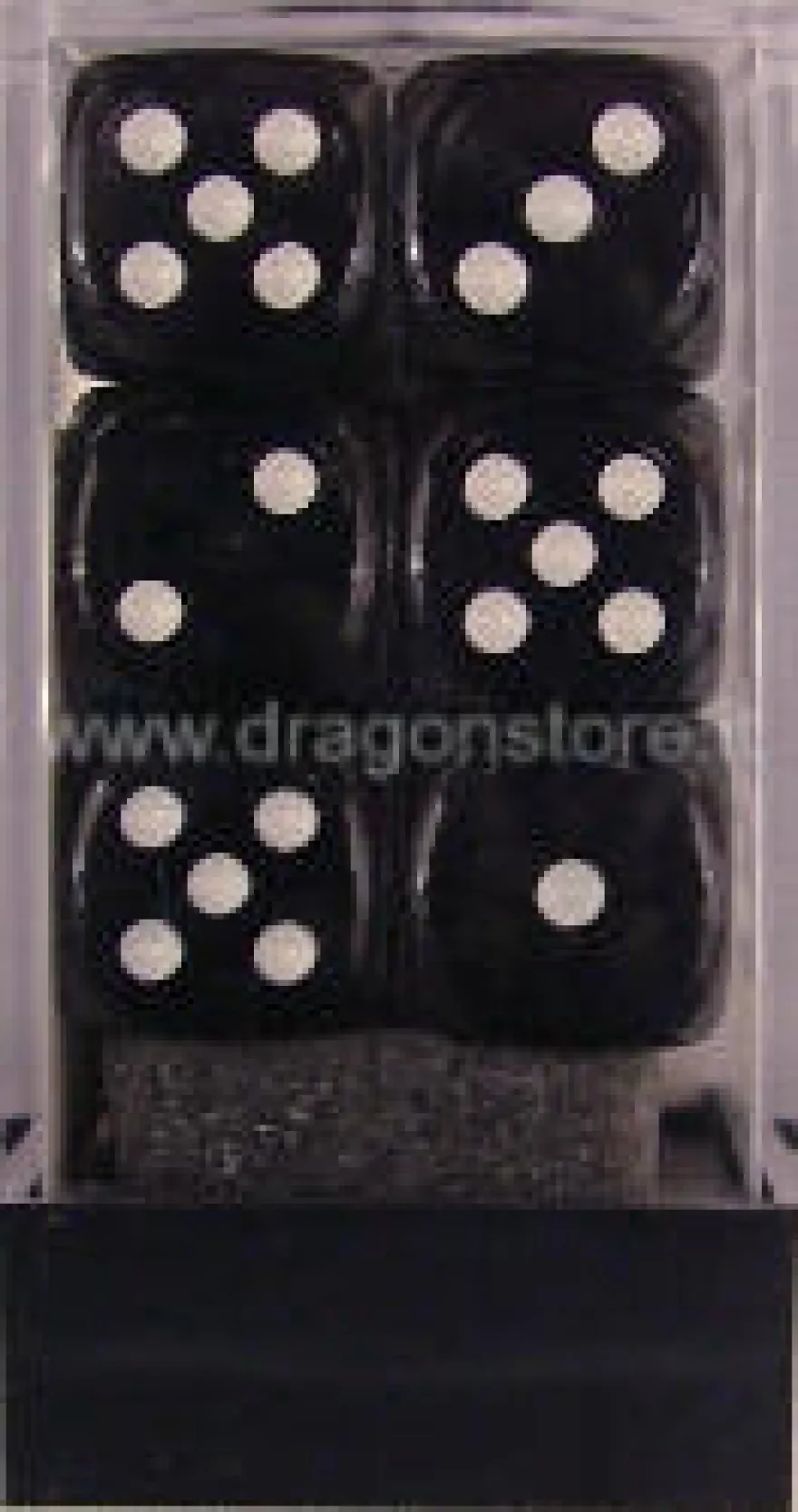 Set 12D6 Trasparenti - Fumo/Bianco