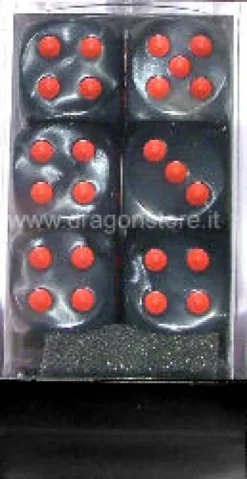 Set 12D6 Velvet - Nero/Rosso