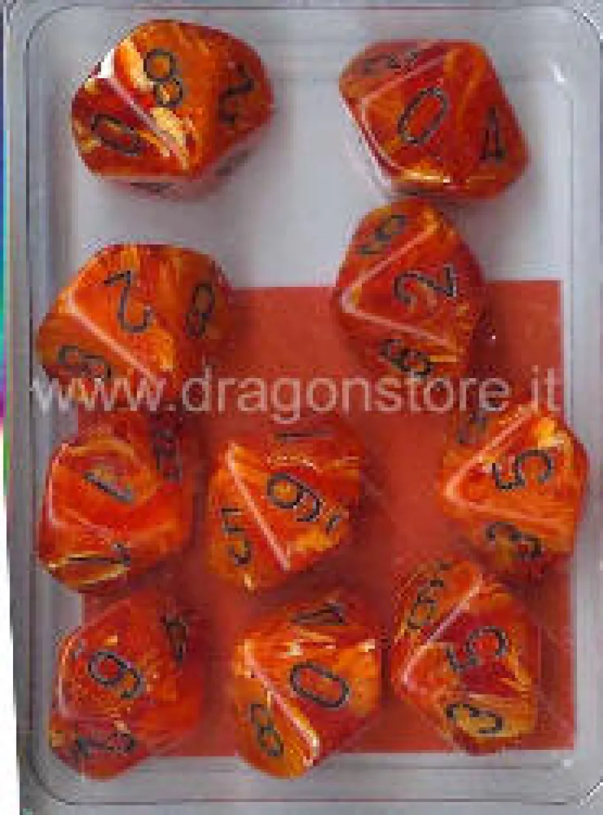 Set 10D10 Vortex - Arancione/Nero