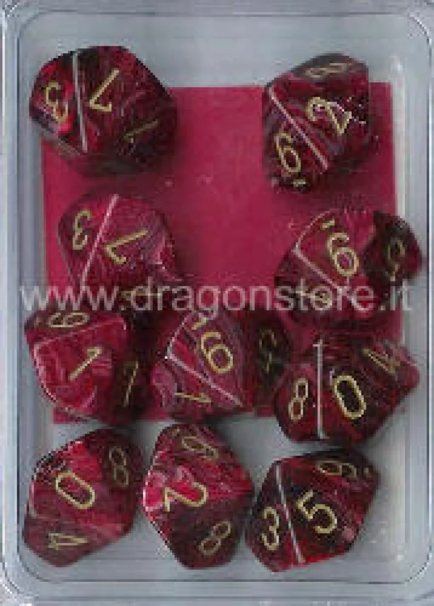 Set 10D10 Vortex - Burgundy/Oro