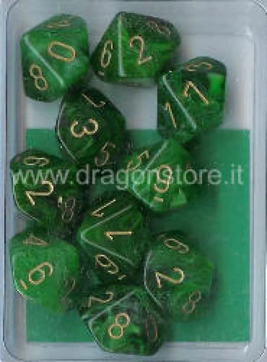 Set 10D10 Vortex - Verde/Oro