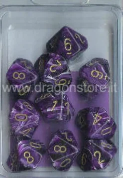 Set 10D10 Vortex - Viola/Oro